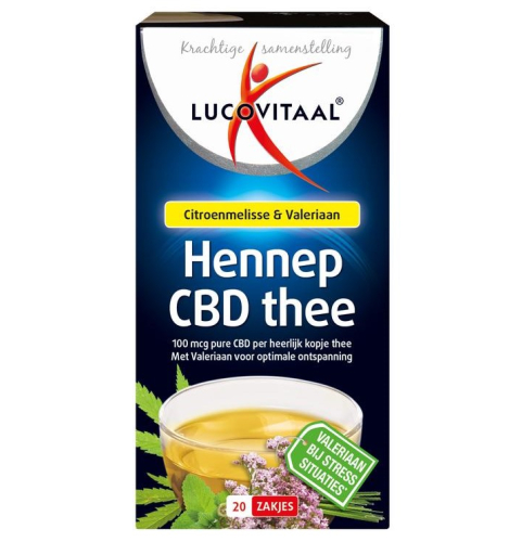 Lucovitaal CBD Hennep Thee 20 Tüte