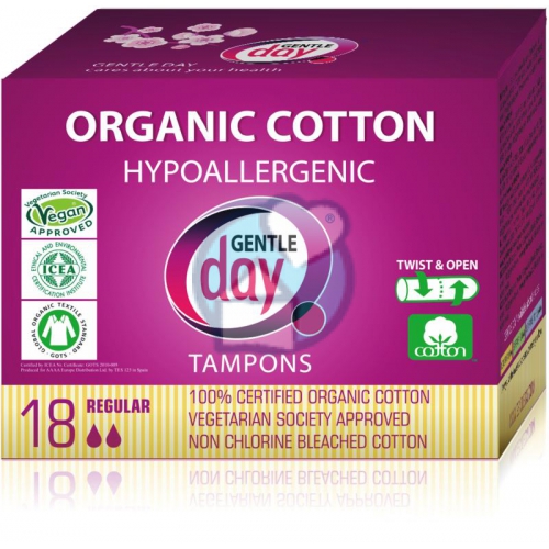 Gentle Day Tampons Regular 18 Stücke