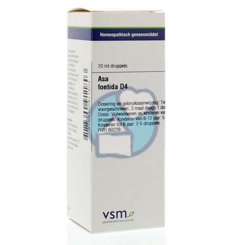 Asa Foetida D4 VSM Enkelvoudige Homeopathie 20 ml kopen Gezondheid