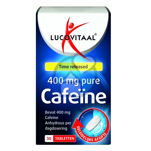 30 Tabletten Lucovitaal Cafeïne 400 mg TR