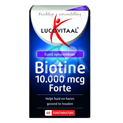 Lucovitaal Biotine 10.000 mcg Forte 60 Lutschtabletten