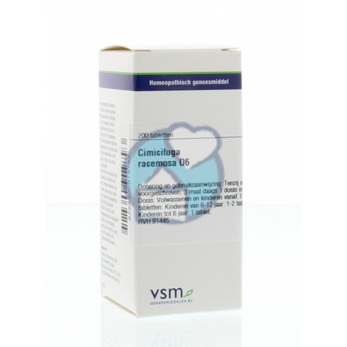 VSM Enkelvoudige Homeopathie Cimicifuga Racemosa D6