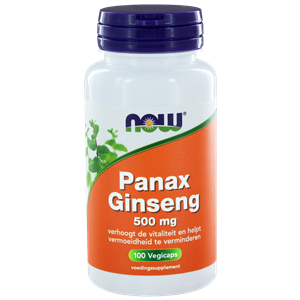 100 Kapseln NOW Panax Ginseng 500 mg