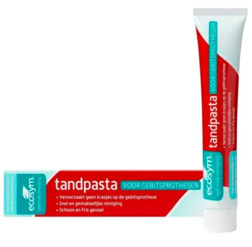 75 Ml Ecosym Tandpasta voor Gebitsprothesen