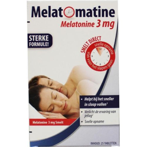Melatonine 3 mg Melatomatine 25 Schmelztabletten - Gezondheid aan huis - Deutsch melatonin 3 mg schmelztabletten