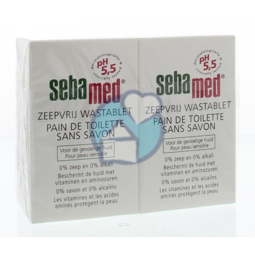 Sebamed Zeepvrij Wastablet Voordeelverpakking 2 x 150 Gramm
