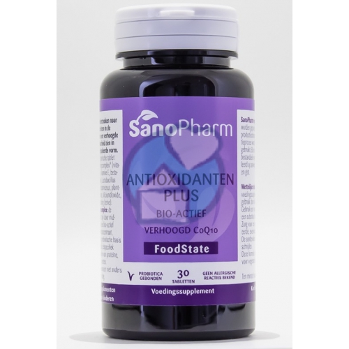SanoPharm Antioxidanten Plus Verhoogd CoQ10 30 Kapseln