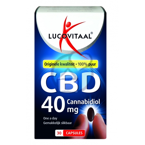 30 Kapseln Lucovitaal CBD Cannabidiol 40 mg