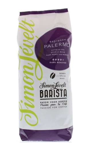 Simon Levelt Palermo Espresso Bonen Dark Roasted Biologisch