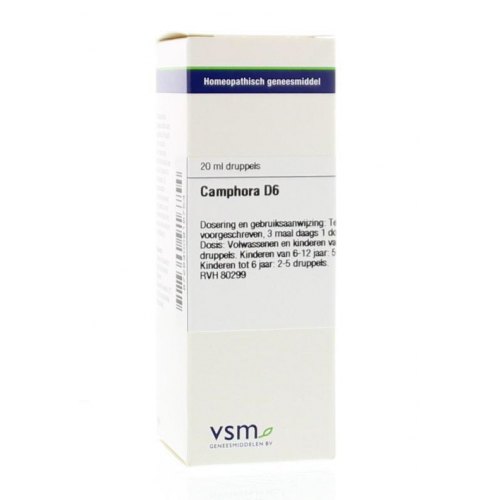 20 Ml VSM Enkelvoudige Homeopathie Camphora D6