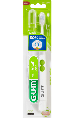 GUM ActiVital Sonic Tandenborstel + Refill Wit