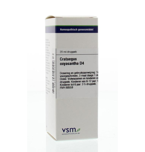 VSM Enkelvoudige Homeopathie Crataegus Oxyacantha D4
