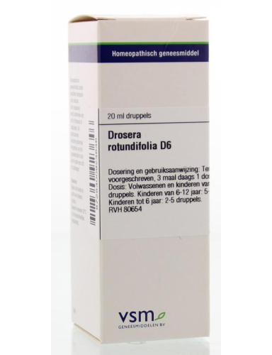 VSM Enkelvoudige Homeopathie Drosera Rotundifolia D6