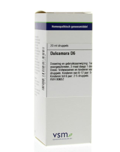 VSM Enkelvoudige Homeopathie Dulcamara D6