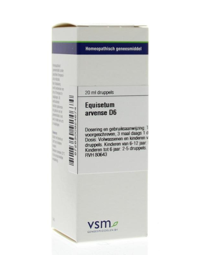 VSM Enkelvoudige Homeopathie Equisetum Arvense D6