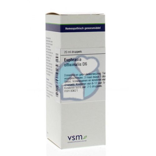  VSM Enkelvoudige Homeopathie Euphrasia Officinalis D6