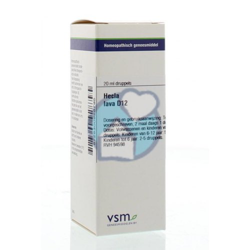VSM Enkelvoudige Homeopathie Hecla Lava D12 20 Ml