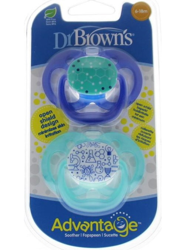 Dr. Browns Fopspeen 6-18 maanden 2 pieces