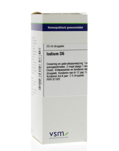 VSM Enkelvoudige Homeopathie Iodium D6