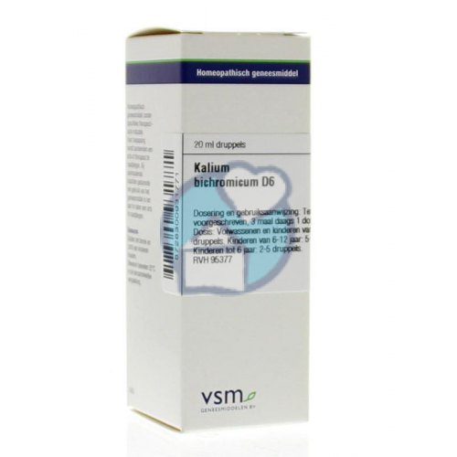 VSM Enkelvoudige Homeopathie Kalium Bichromicum D6