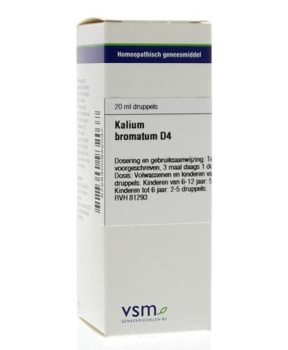 VSM Enkelvoudige Homeopathie Kalium Bromatum D4