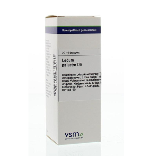 VSM Enkelvoudige Homeopathie Ledum Palustre D6