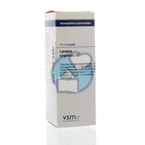VSM Enkelvoudige Homeopathie Lycopus Virginicus D6