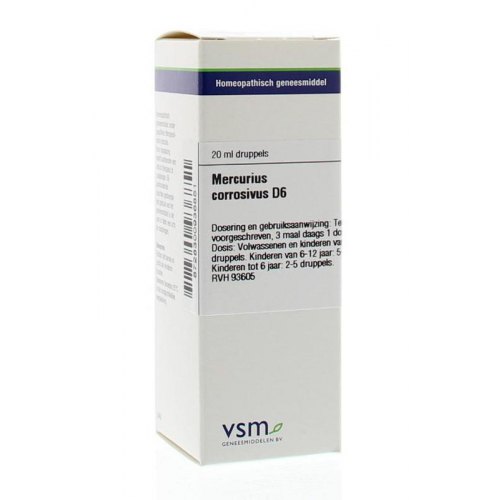 VSM Enkelvoudige Homeopathie Mercurius Corrosivus D6