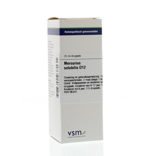 VSM Enkelvoudige Homeopathie Mercurius Solubilis D12