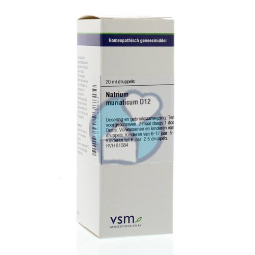 VSM Enkelvoudige Homeopathie Natrium Muriaticum D6