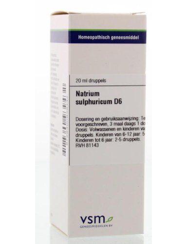  VSM Enkelvoudige Homeopathie Natrium Sulphuricum D6