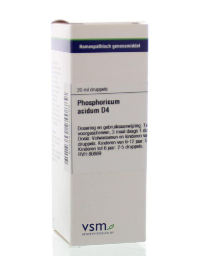  VSM Enkelvoudige Homeopathie Phosphoricum Acidum D4