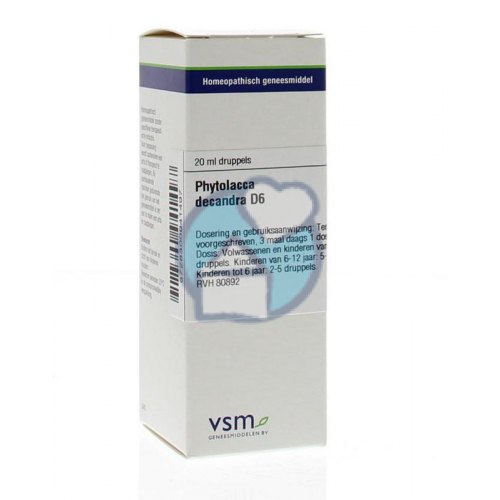 VSM Enkelvoudige Homeopathie Phytolacca Decandra D6