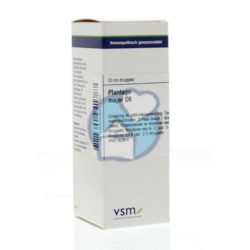 VSM Enkelvoudige Homeopathie Plantago Major D6