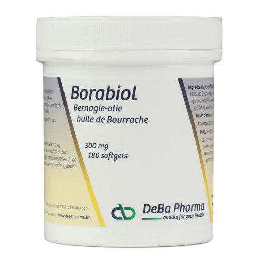 180 Softgels DeBa Pharma Borabiol Borage Olie