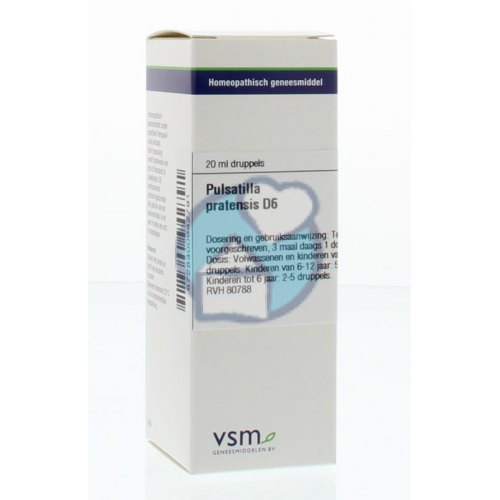 VSM Enkelvoudige Homeopathie Pulsatilla Pratensis D6
