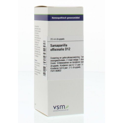VSM Enkelvoudige Homeopathie Sarsaparilla Officinalis D12