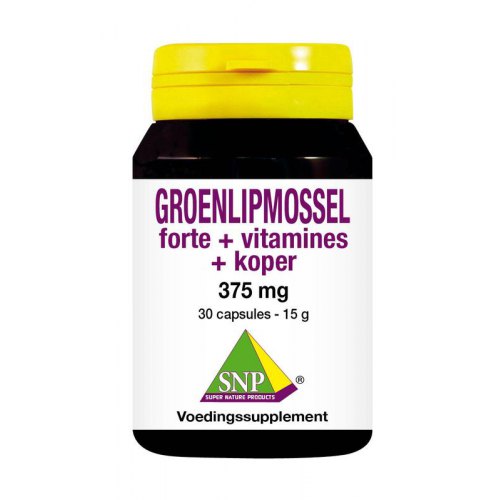 SNP Groenlipmossel Forte + Vitamines + Koper