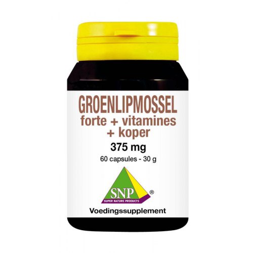 SNP Groenlipmossel Forte + Vitamines + Koper