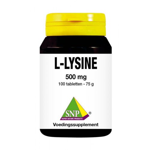 100 tabletten SNP L-Lysine 500 mg