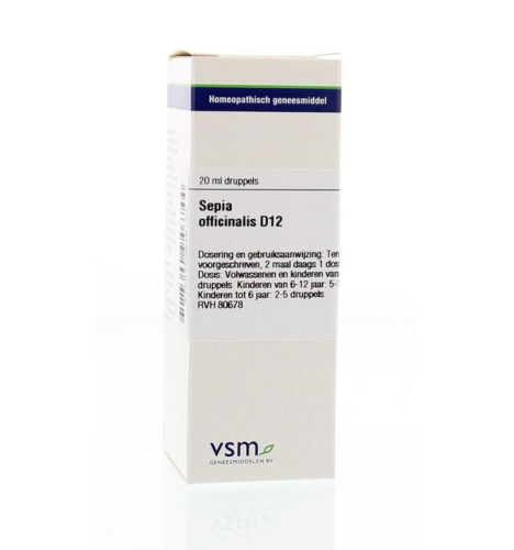  VSM Enkelvoudige Homeopathie Sepia Officinalis D12