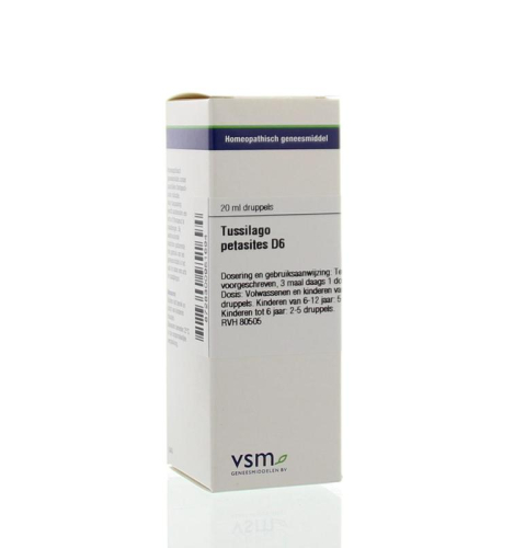 VSM Enkelvoudige Homeopathie Tussilago Petasites D6