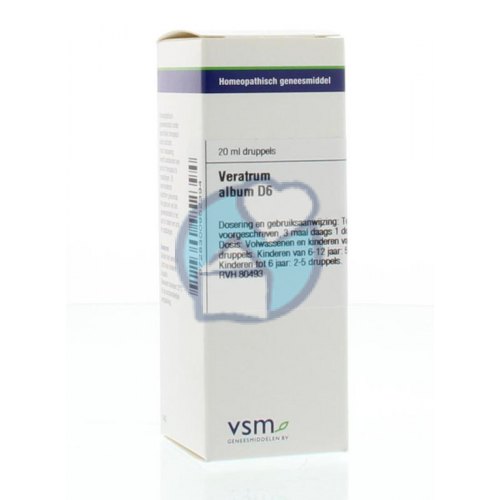 VSM Enkelvoudige Homeopathie Veratrum Album D6