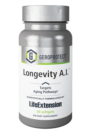 Life Extension Geroprotect Longevity A.I. 30 Softgels