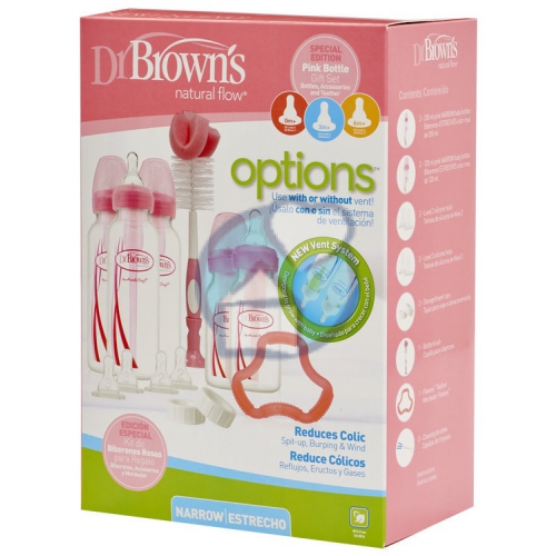 Dr. Browns Giftset Standaardfles Roze 1 Set