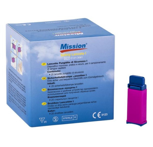 Swiss Point of Care Cholesterol 3-in-1 Lancetten-Naalden 25 Stücke