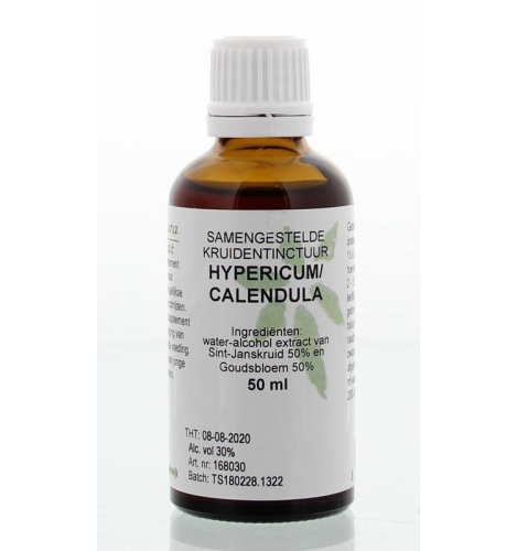 50 ml De Cruydhof Natura Sanat Hypericum Calendula - Hertshooi Goudsbloem Tinctuur
