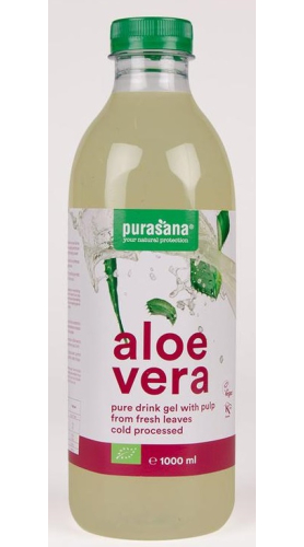 1000 Ml Purasana Aloe Vera Drinkgel Biologisch