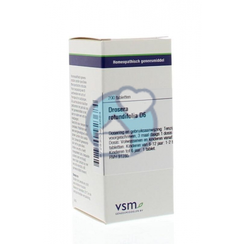 VSM Enkelvoudige Homeopathie Drosera Rotundifolia D6