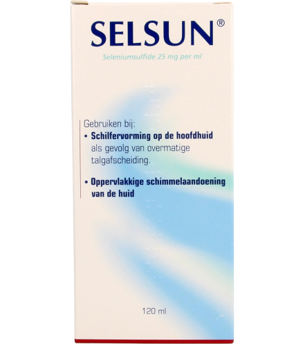 Selsun Seleniumsulfide 25 mg 120 ml